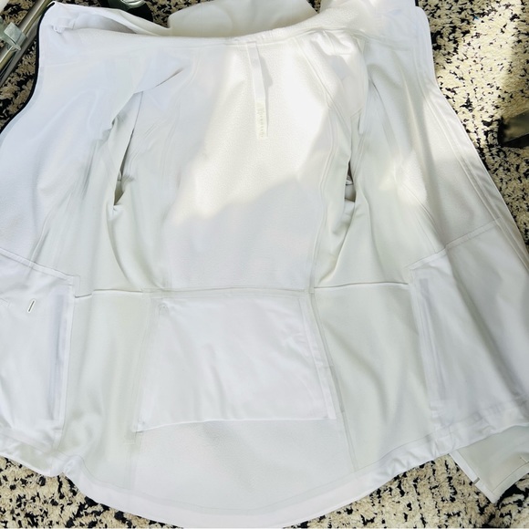 Sold- Lululemon Cross Chill jacket in white (1st release) - Picture 10 of 16